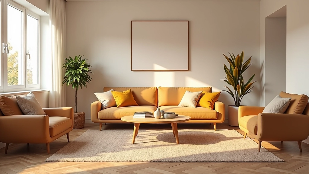 Before and after room comparison showing impact of properly chosen rug on space definition and visual balance